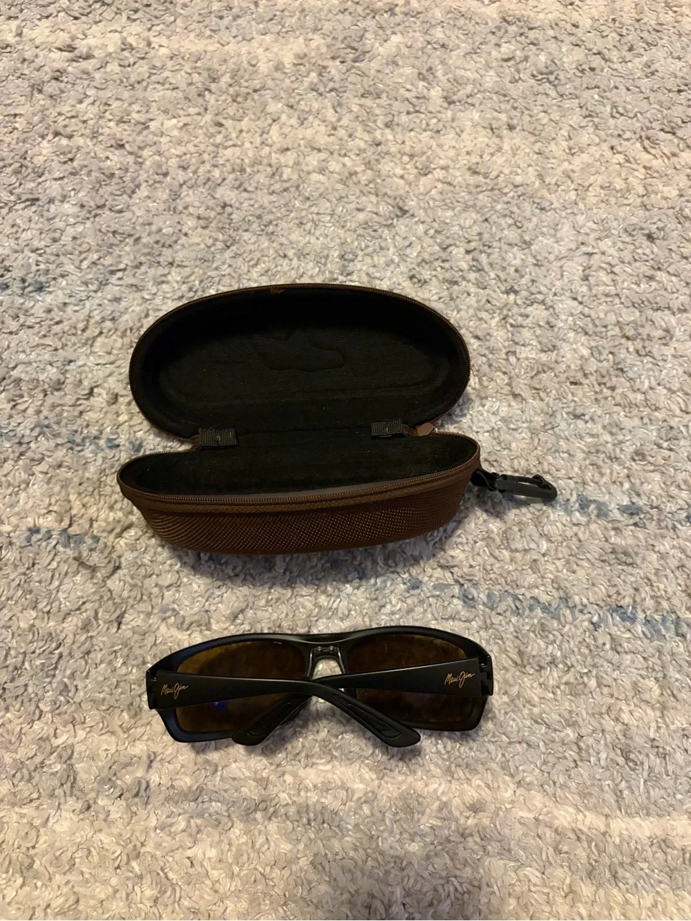 Maui Jim Haleakala MJ419-2M Matte Black Sunglasses Polarized w/ Case Made in Jap